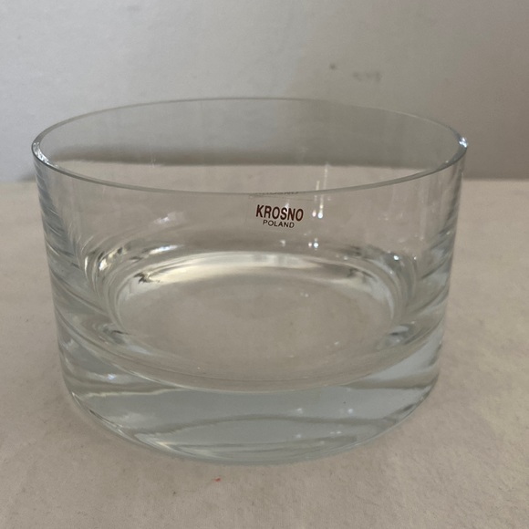 Krosno Accents Vintage Krosno Poland Glass Crystal Bowl Poshmark